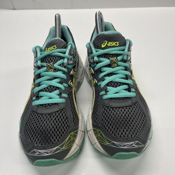 ASICS GT-1000 US Running Shoes T4K8N Gray/Teal DuoMax SpEVA Women's Size 7 - Picture 4 of 16